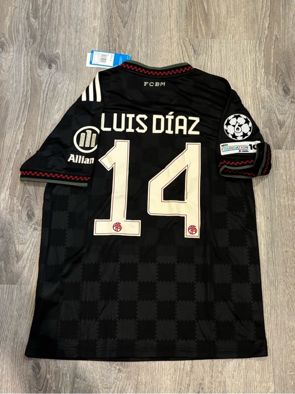 Luis Diaz FC Bayern Munich Third Jersey 25/26 Size Large